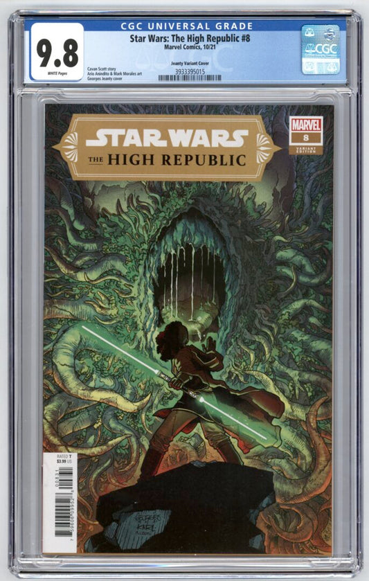 Star Wars The High Republic #8  CGC 9.8  1st App.of Cohmac Vitus  & Reath Silas