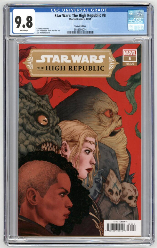 Star Wars The High Republic #8  Cover B  CGC 9.8 1st App. of Cohmac Vitus & Reath Silas