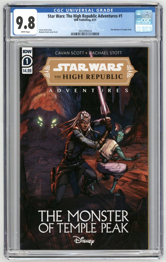 Star Wars The High Republic Adventures   The Monster of Temple Peak #1  CGC 9.8