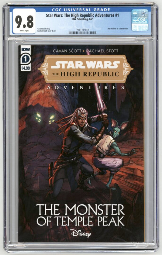 Star Wars  The High Republic Adventures  The Monster of Temple Peak #1  CGC 9.8