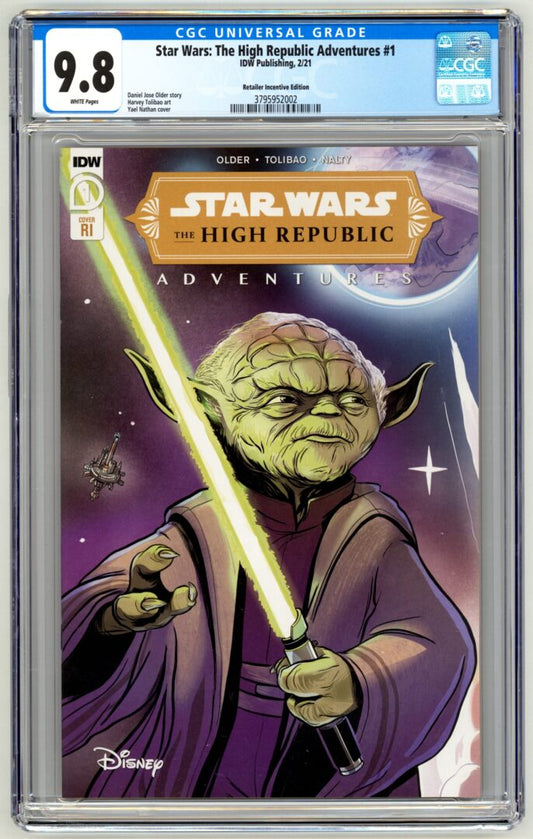 Star Wars: The High Republic Adventures #1  CGC 9.8  Variant Cover