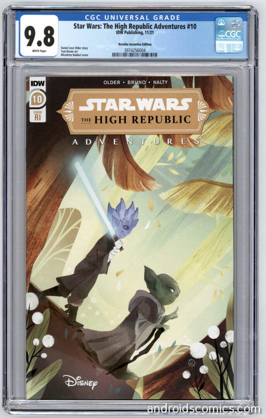 Star Wars The High Republic Adventures #10  CGC 9.8  Variant