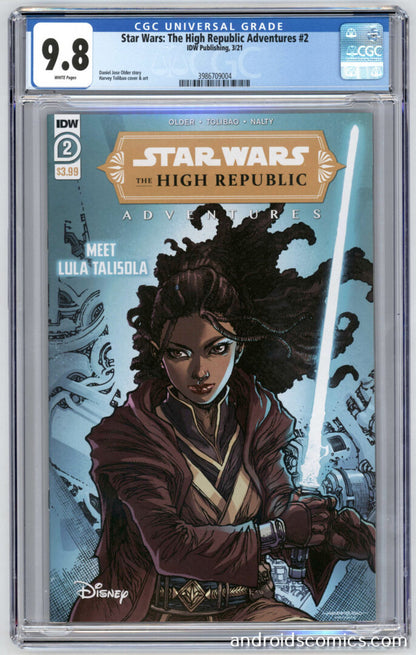 Star Wars High Republic Adventures #2 CGC 9.8 1st App. of Marchion Ro