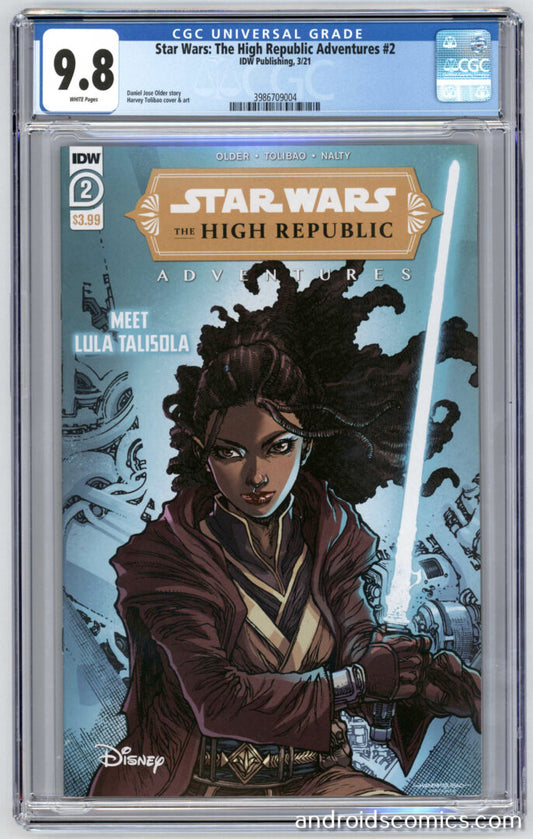 Star Wars High Republic Adventures #2 CGC 9.8 1st App. of Marchion Ro