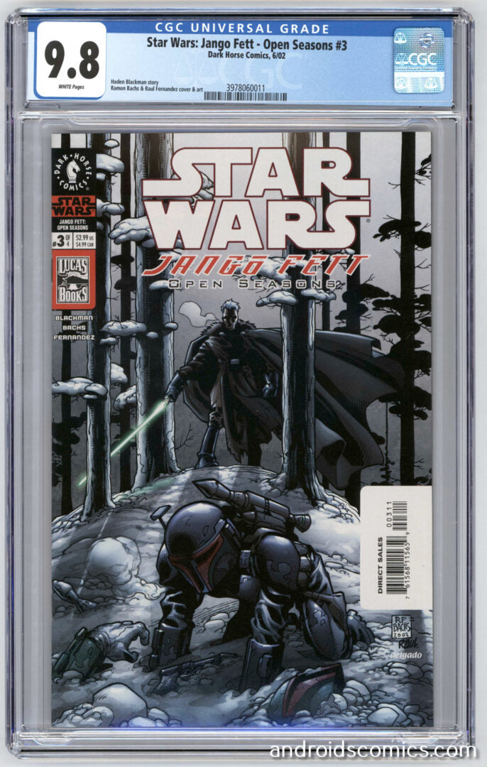 Star Wars Jango Fett-Open Season #3  CGC 9.8