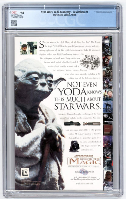 Star Wars Jedi Academy #1  CGC 9.8
