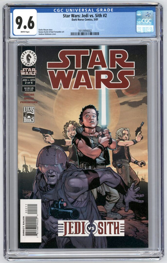 Star Wars Jedi vs. Sith #2  CGC 9.6