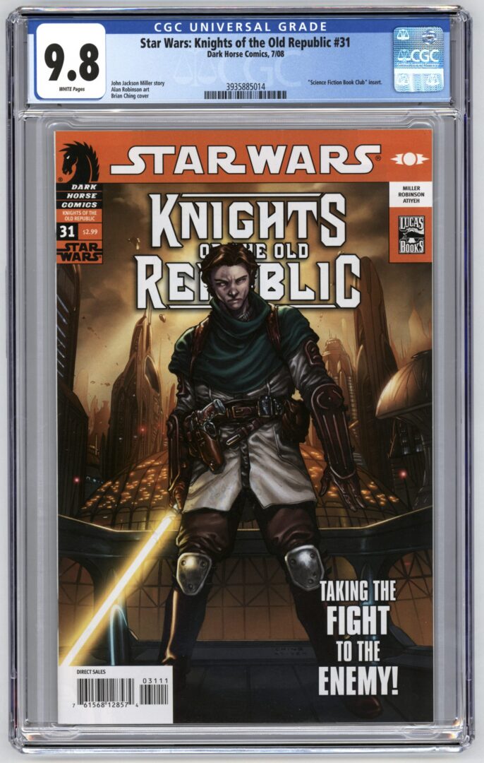 Star Wars Knights of the Old Republic #31  CGC 9.8