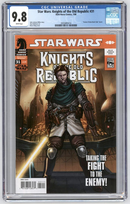 Star Wars Knights of the Old Republic #31  CGC 9.8