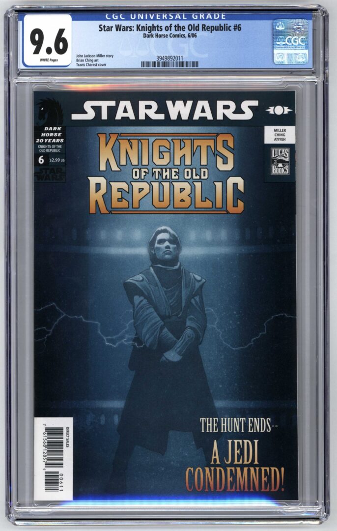 Star Wars Knight of the Old Republic #6  CGC 9.6