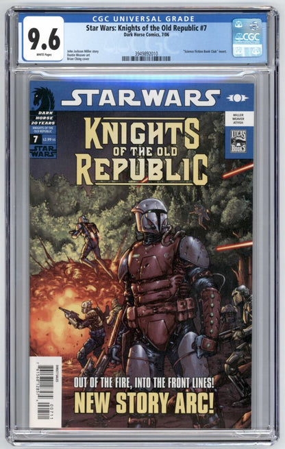 Star Wars Knights of the Old Republic #7  CGC 9.6 1st full app. of Rohlan Dyre