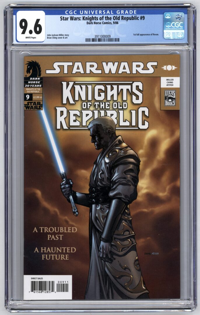 Star Wars Knights of the Old Republic #9  CGC 9.6  1st full App. of Revan