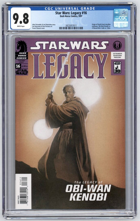 Star Wars Legacy #16  CGC 9.8  1st appearance of Darth Krayt