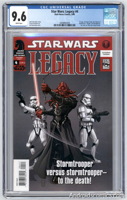 Star Wars Legacy #4  CGC 9.6  1st app. of Hondo Karr