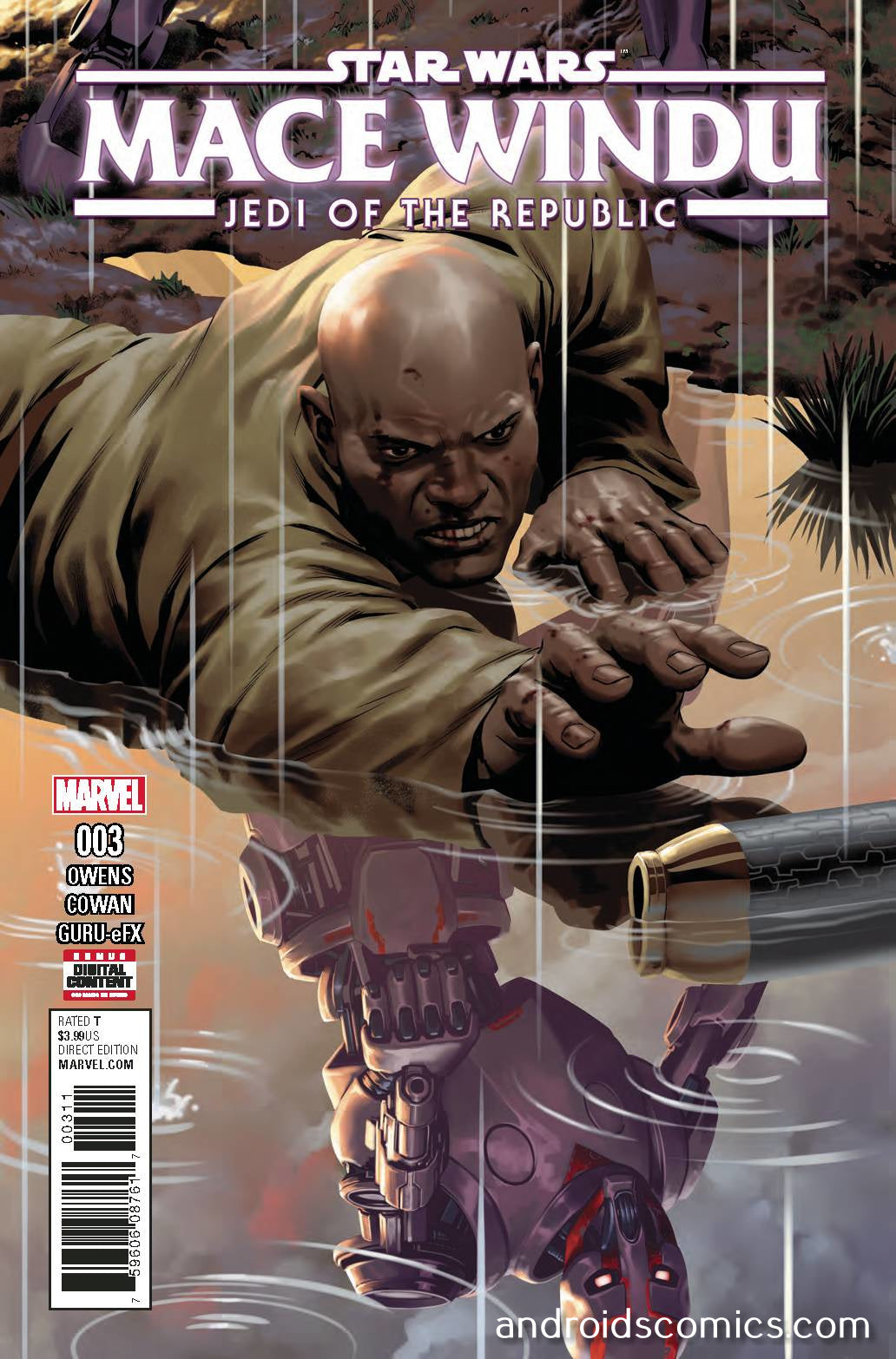Mace Windu Jedi of the Republic #3 NM