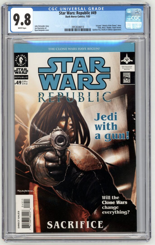 Star Wars: Republic #49  CGC 9.8  1st App. Khaleen Hentz