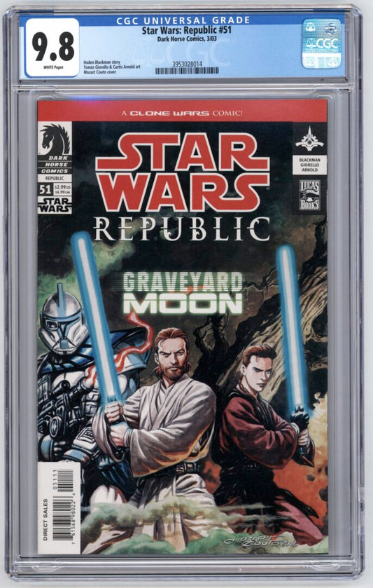 Star Wars: Republic #51  CGC 9.8  1st appearance of Durge