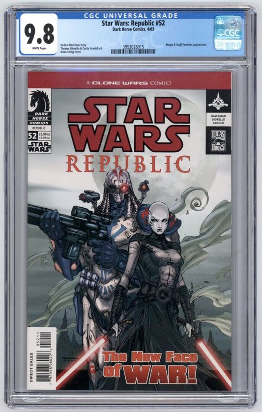 Star Wars: Republic #52  CGC 9.8