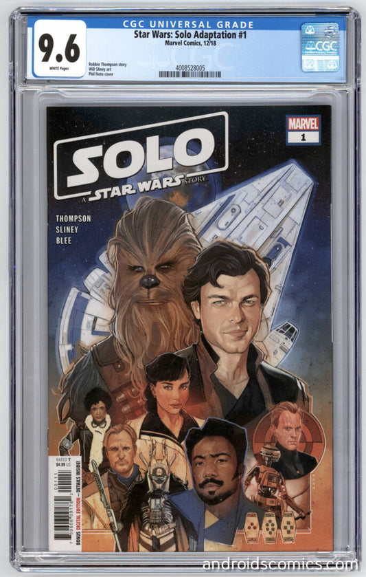 Star Wars Solo #1  CGC 9.6  1st App. of Qi'ra