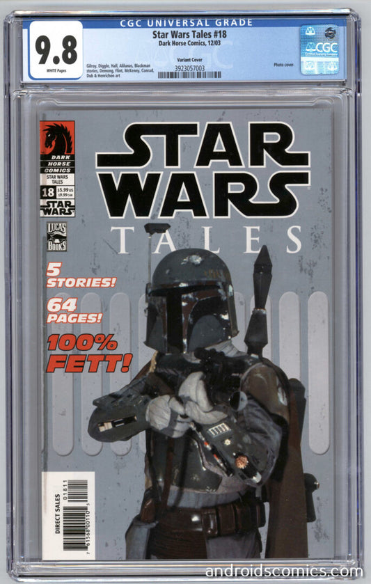 Star Wars Tales #18  CGC 9.8  Photo Variant