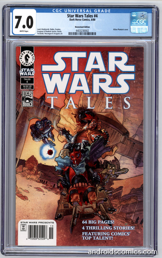 Star Wars Tales #4 CGC 7.0 Newsstand Edition