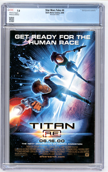 Star Wars Tales #4 CGC 7.0 Newsstand Edition