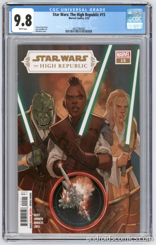 Star Wars The High Republic #15  Cover A  CGC 9.8