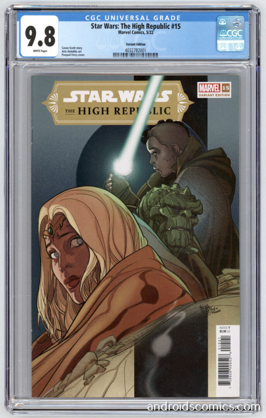 Star Wars The High Republic #15  Cover B  CGC 9.8