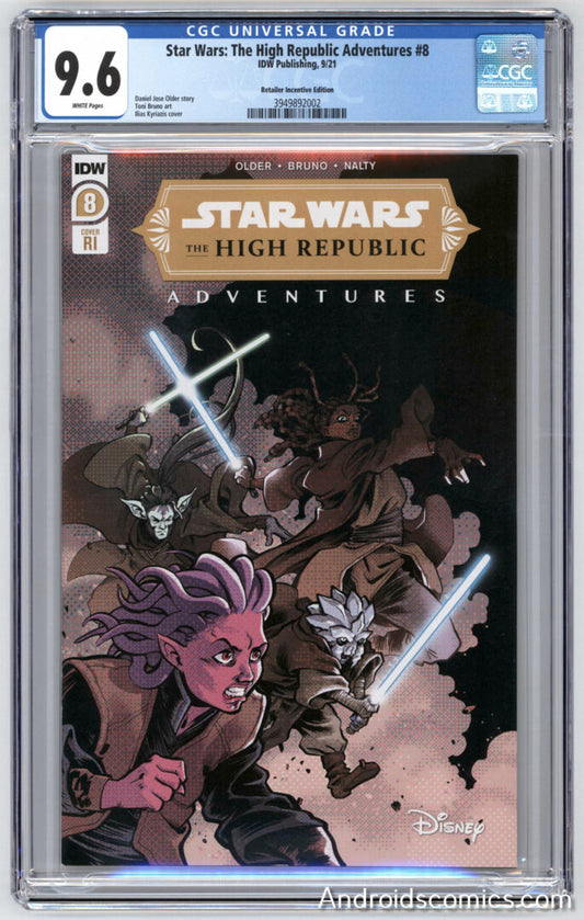 Star Wars The High Republic Adventures #8  Variant  CGC 9.6