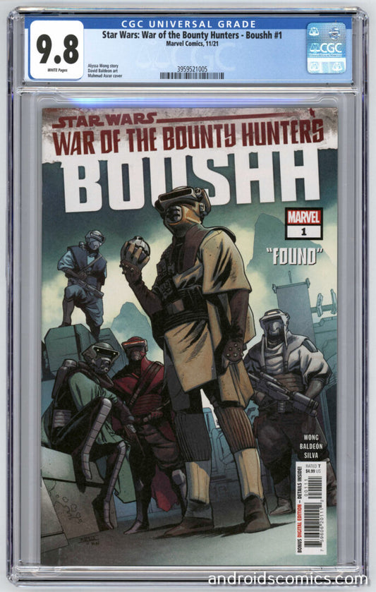 Star Wars War of the Bounty Hunters - Boushh #1 CGC 9.8