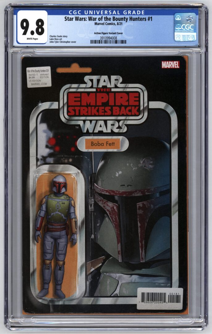 Star Wars War of the Bounty Hunters #1  Action Figure Variant  CGC 9.8