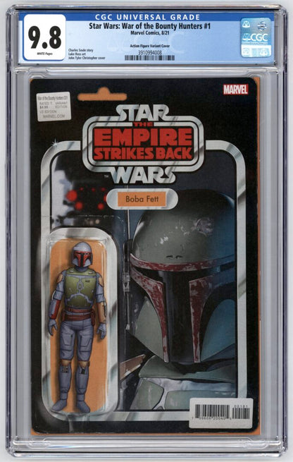 Star Wars War of the Bounty Hunters #1  Action Figure Variant  CGC 9.8