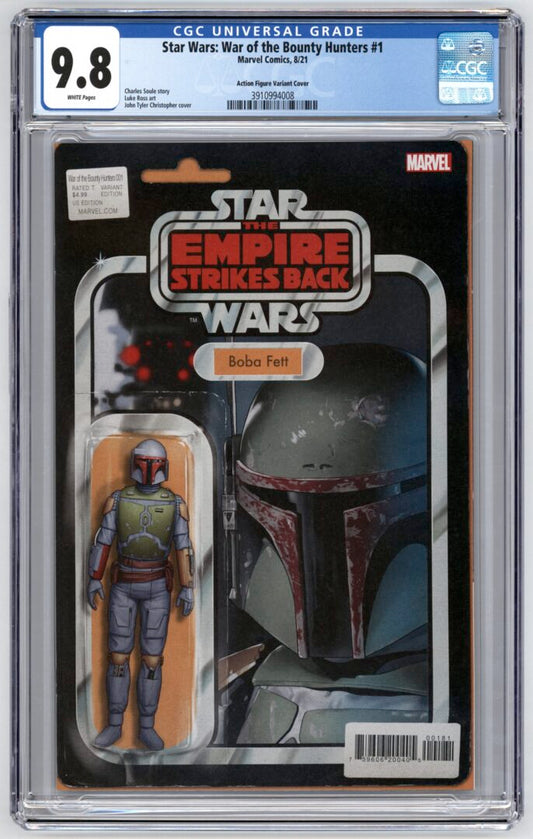 Star Wars War of the Bounty Hunters #1  Action Figure Variant  CGC 9.8