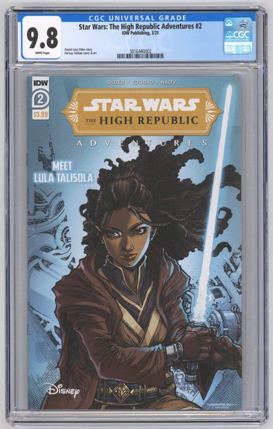 Star Wars: The High Republic Adventures #2  CGC 9.8  1st appearance of Marchion Ro