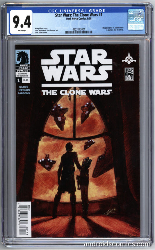 Star Wars The Clone Wars #1  CGC 9.4  1st App. of Ahsoka Tano