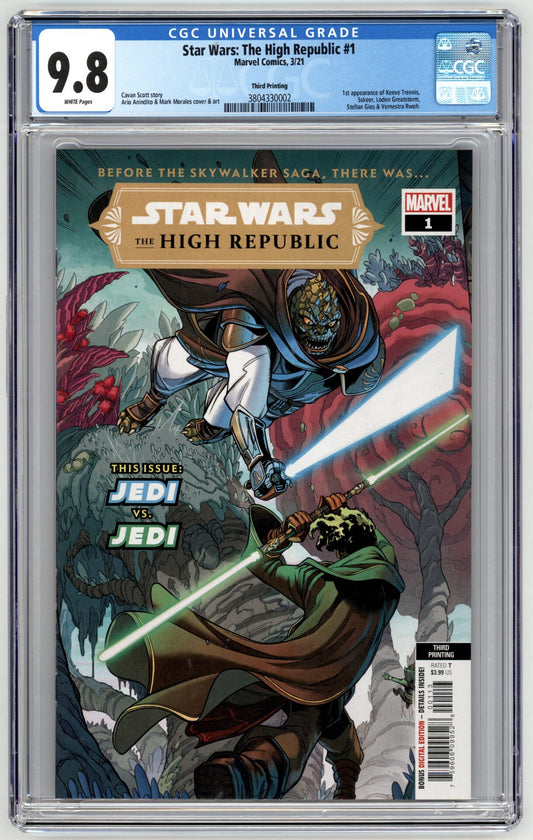 Star Wars The High Republic #13rd PrintCGC 9.81st App. of Keeve Trennis