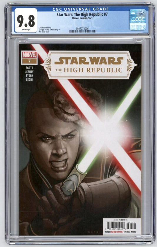 Star Wars The High Republic #7  CGC 9.8  1st App. of Darth Krall & Orla Jareni
