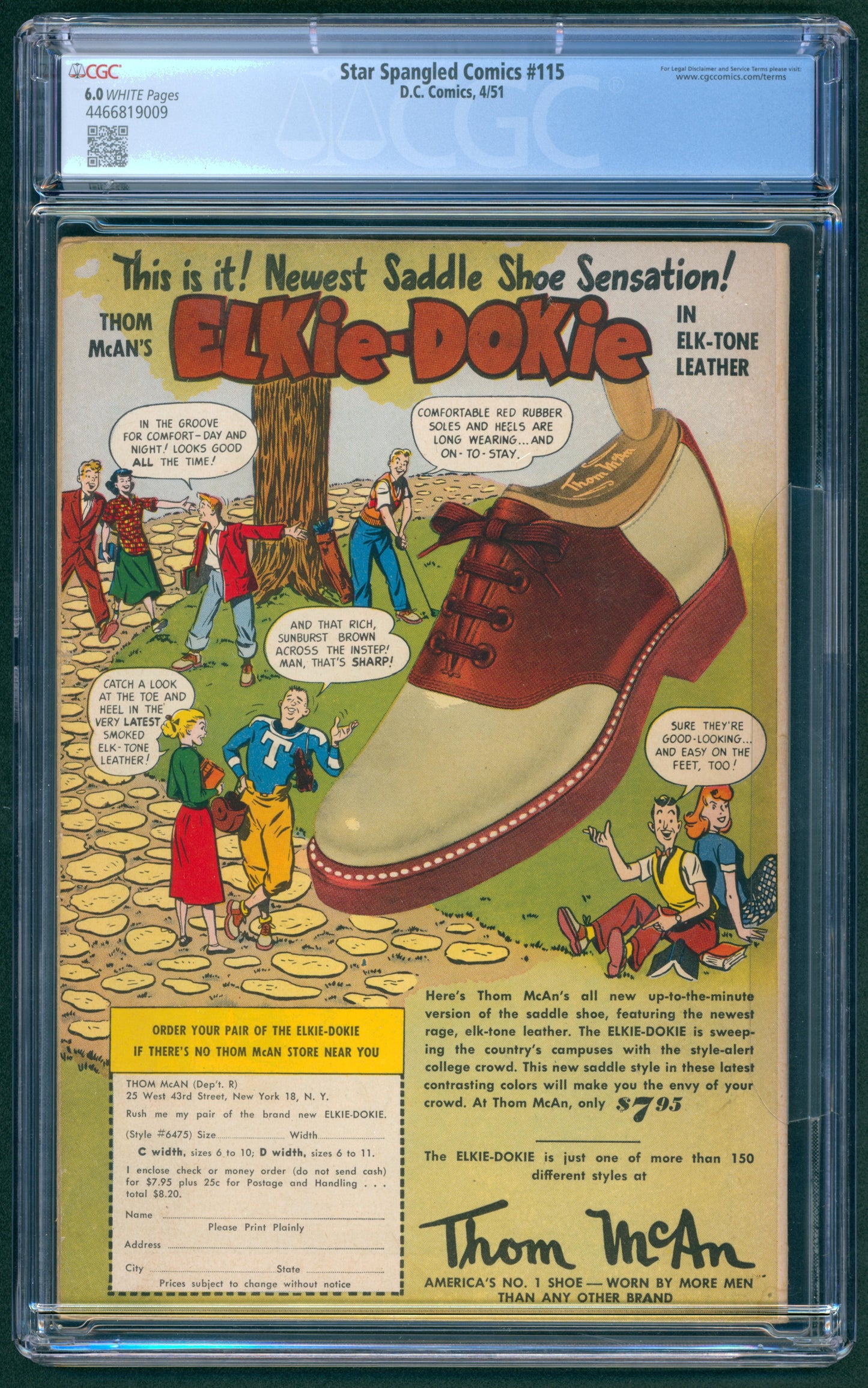 Star Spangled Comics #115 CGC 6.0