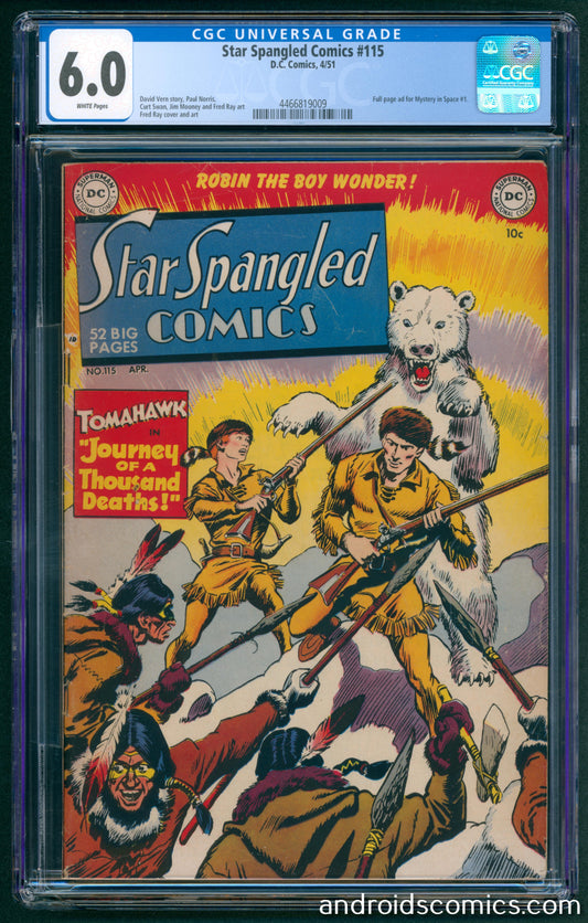 Star Spangled Comics #115 CGC 6.0