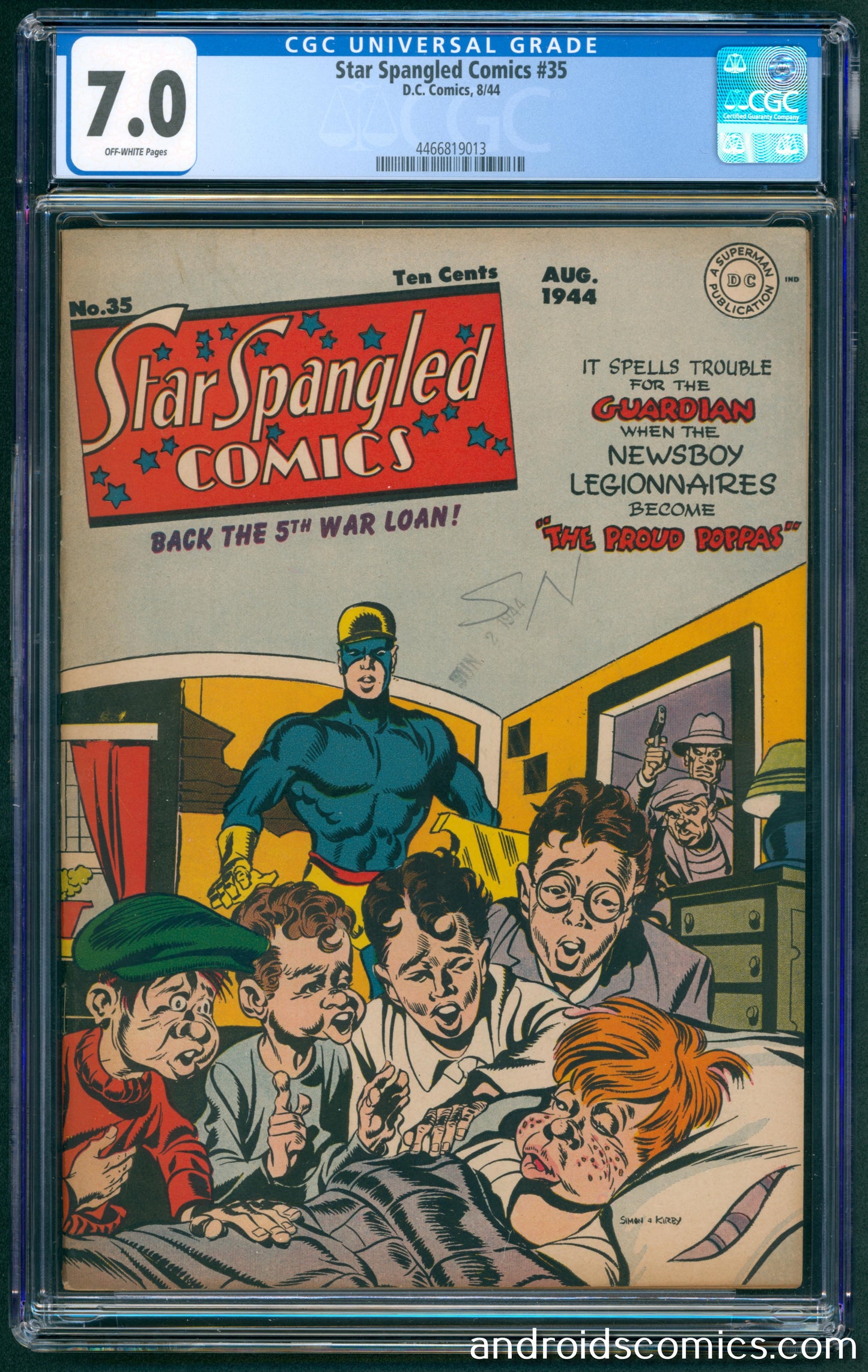 Star Spangled Comics #35 CGC 7.0