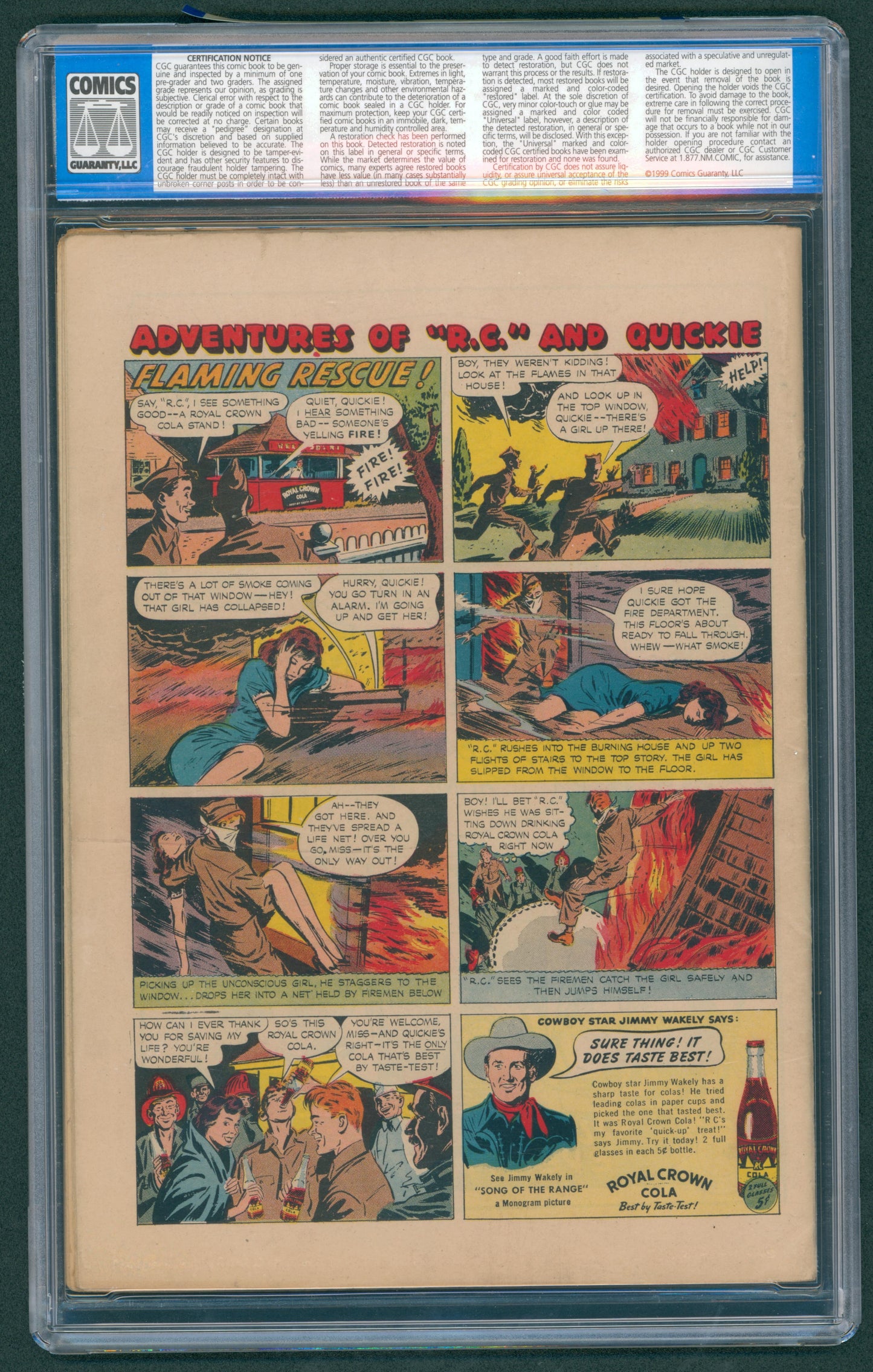 Star Spangled Comics #47 CGC 8.0