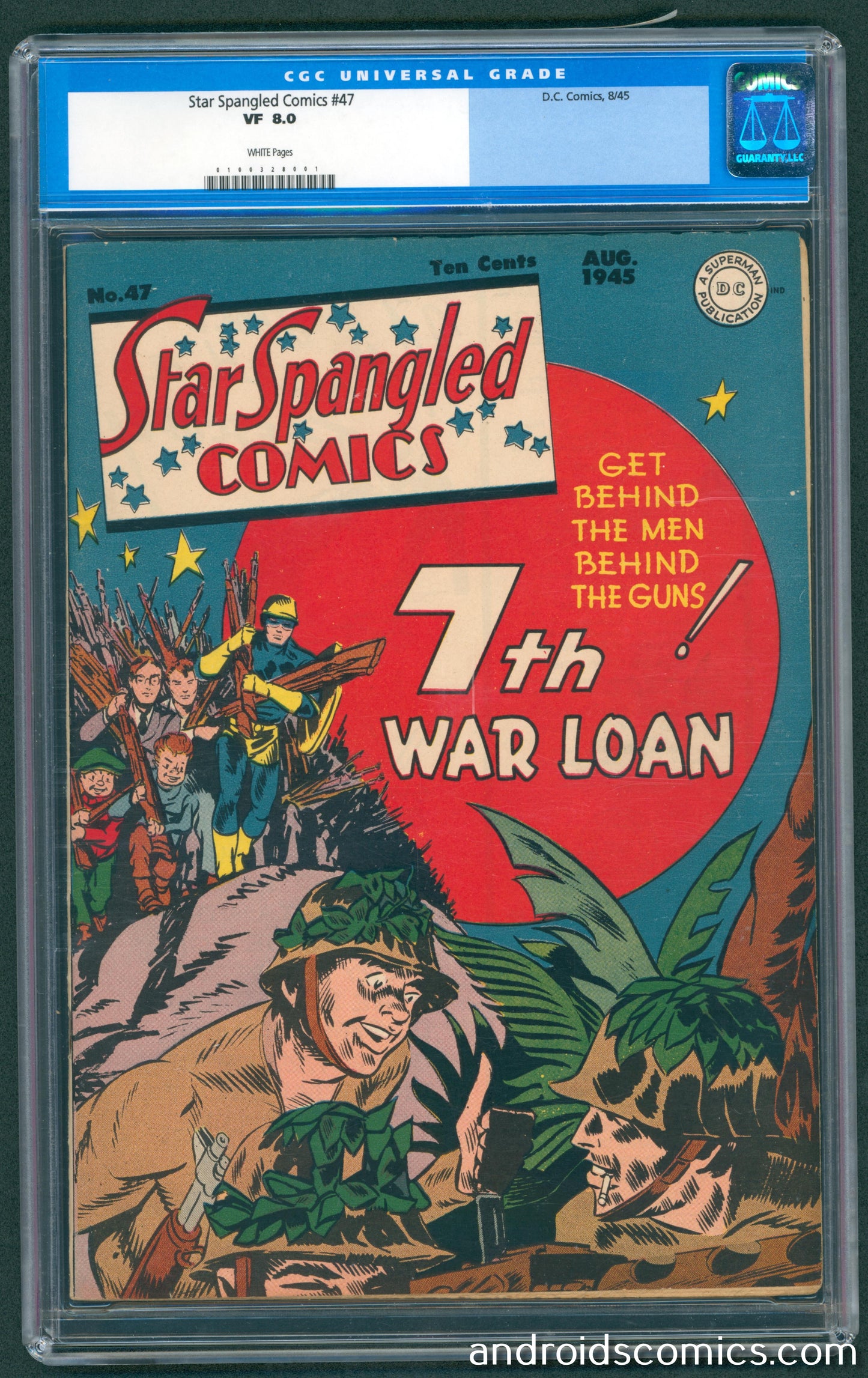 Star Spangled Comics #47 CGC 8.0