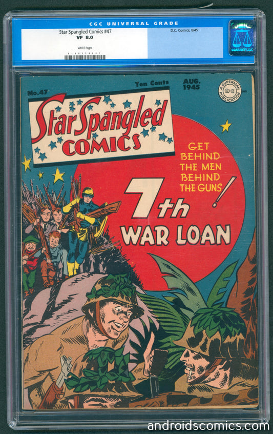 Star Spangled Comics #47 CGC 8.0
