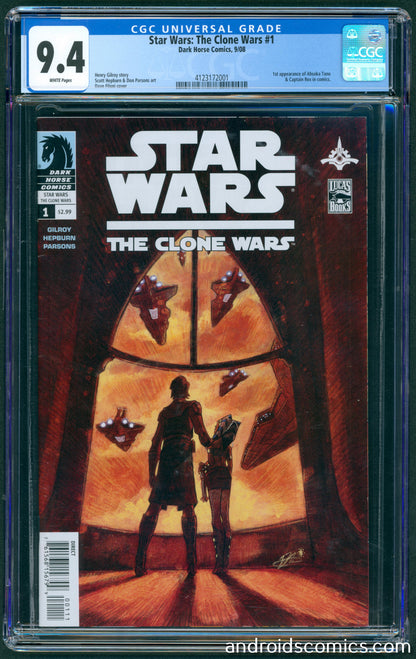 Star Wars The Clone Wars #1  CGC 9.4  1st App. of Ahsoka Tano