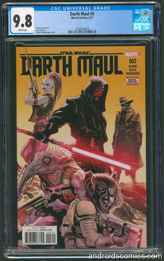 Star Wars Darth Maul #3 (Of 5) CGC 9.8