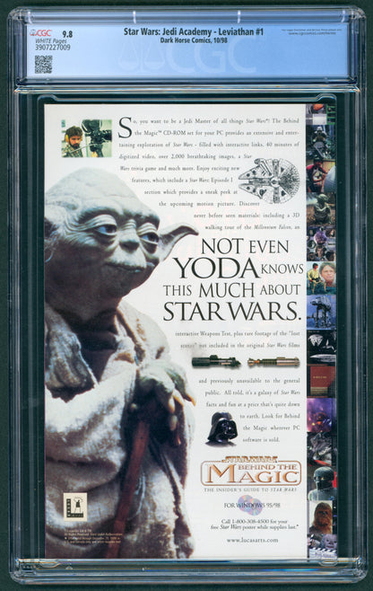 Star Wars Jedi Academy #1  CGC 9.8
