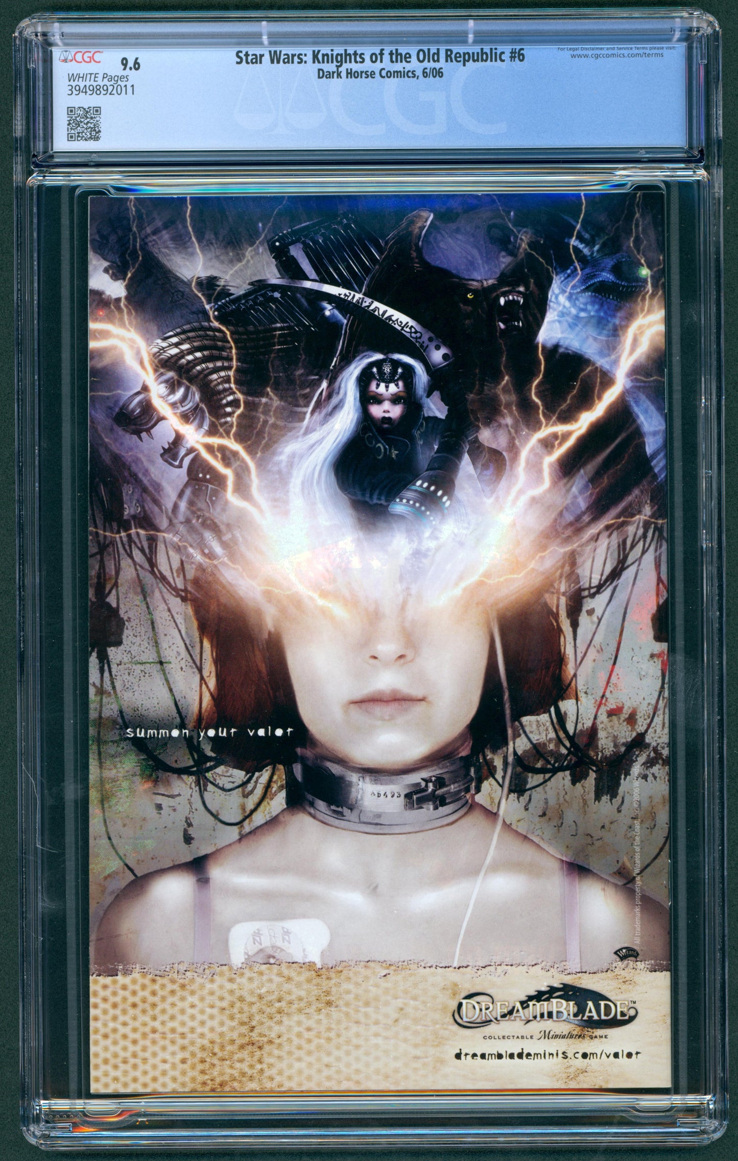 Star Wars Knight of the Old Republic #6  CGC 9.6