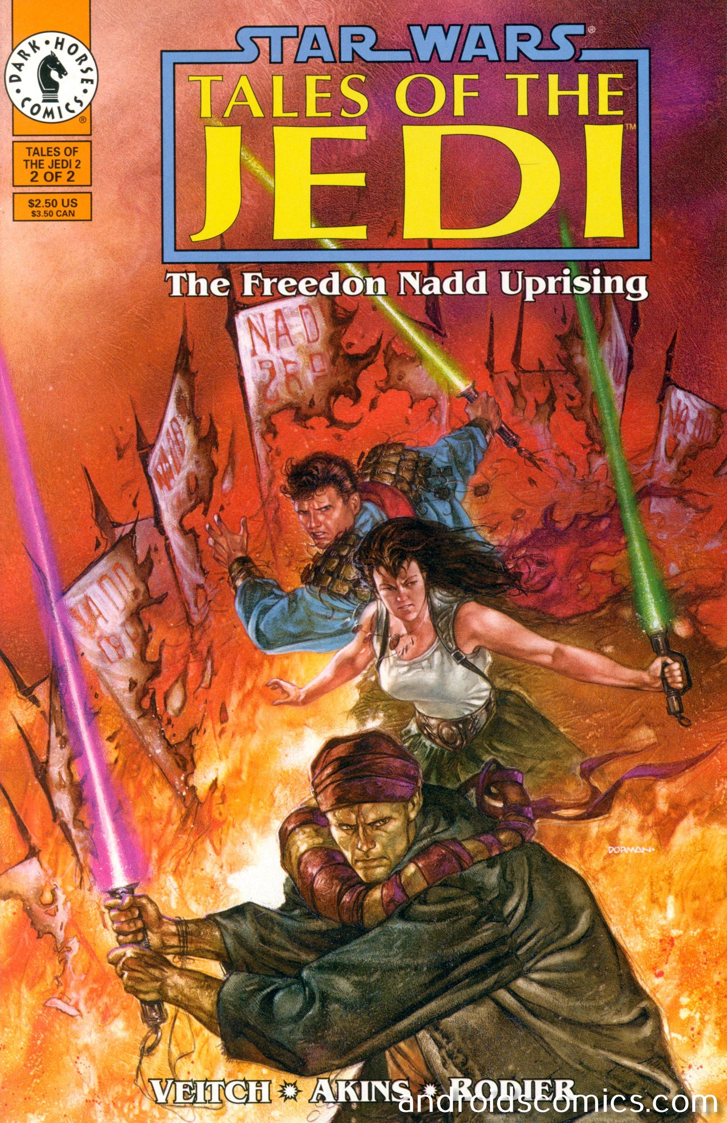 Star Wars Tales of the Jedi Freedon Nadd Uprising #2