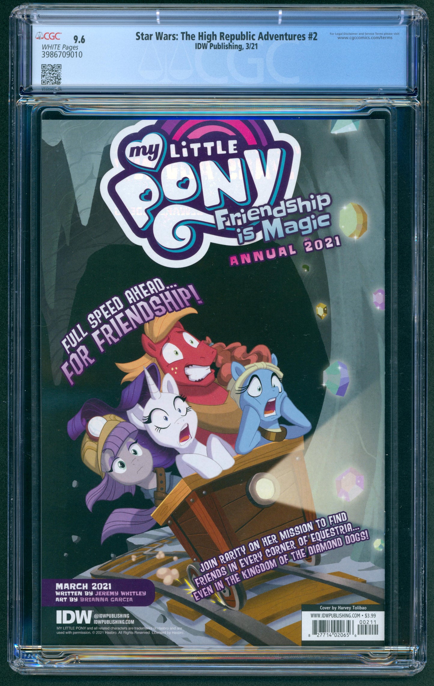 Star Wars High Republic Adventures #2  CGC 9.6  1st App. of Marchion Ro