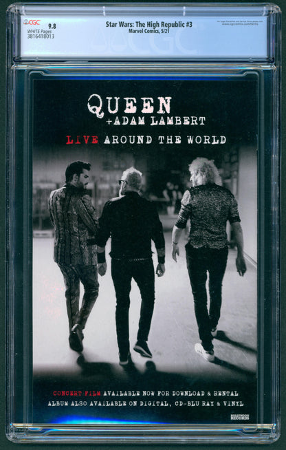 Star Wars: The High Republic #3  CGC 9.8  1st full App. of the Drengir